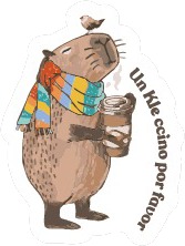 STICKER CAPIBARA